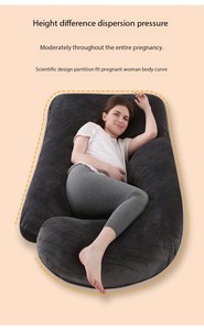 Cristal terciopelo algodón J tipo mujer <span class=keywords><strong>embarazada</strong></span> almohada fábrica al por mayor mujer <span class=keywords><strong>embarazada</strong></span> cintura protección lateral almohada <span class=keywords><strong>para</strong></span> dormir - Product Image 6