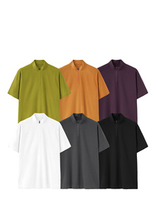 Ultrasonic Pressure Adhesive Cycling Zipper <b>T</b>-<b>shirt</b> Spring/Summer New Product UPF50+Sports Sunscreen Short Sleeve - Product Image 2