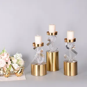 Candle Holder Decoration Decorating Candle Holders Nordic Model Room Soft Furnishings Home Accessories Gold Candle Stick Holder