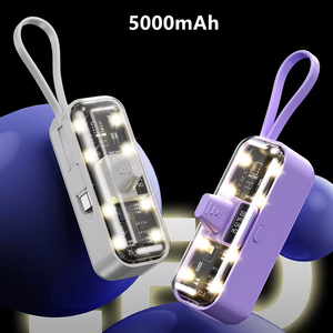 Banco de Energía para Celular 2026, Cargador Portátil de 5000 mAh, Banco de Energía LED, Cargador Móvil de Bolsillo, Cargadores Portátiles - Product Image 3