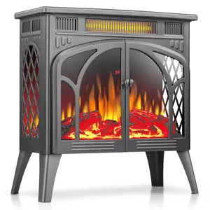 独立式家居装饰火焰壁炉便携式桌面卧室电壁炉加热器