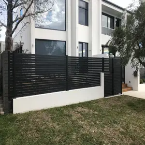 Outdoor Heavy Duty 6 X 8 6 Ft Privacy Fence Aluminum Slat Fence Panel Fence Outdoor