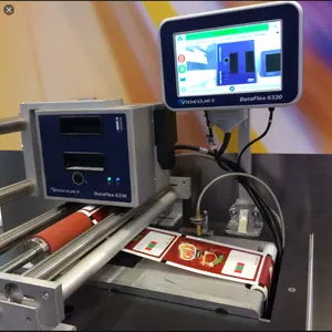 Máquina de impressão automática de data e data, alta velocidade de impressão, videojet, DataFlex 6330, TTO