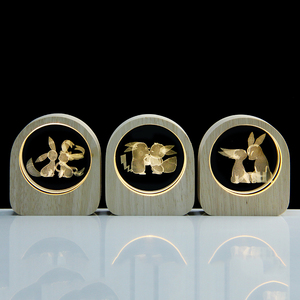 Sistema Solare 3D in Cristallo con Incisione 2D, Figura Anime Pokémon Luminosa, Ornamento Rotondo in Cristallo con Base in Legno LED, Luce Notturna - Product Image 3