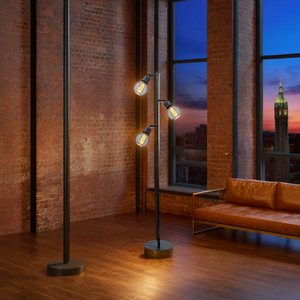 مصباح أرضي حديث بتقنية LED RGB بتصميم شجرة عمودية E26/E27 مقاوم للماء عالي السطوع للمكاتب الإيطالية وغرف المعيشة مع غطاء معدني - Product Image 3