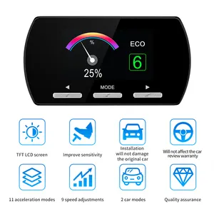 WiiYii 2023 Baru Upgrade 9 Drive Throttle Controller Pedal Mobil Power Boost Speed untuk TOYOTA LEXUS