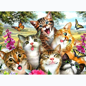 Kit <span class=keywords><strong>de</strong></span> Pintura <span class=keywords><strong>de</strong></span> Diamantes 5D para Adultos y Niños, Diseño <span class=keywords><strong>de</strong></span> Gato Bonito, Pintura <span class=keywords><strong>de</strong></span> Diamantes <span class=keywords><strong>de</strong></span> Resina DIY Moderna, Decoración del Hogar, Arte <span class=keywords><strong>de</strong></span> Pared - Product Image 1