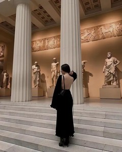 Abiti commestibili con funghi d'albero abiti da donna manica svasata Sexy abiti senza schienale elegante maglione lavorato a <span class=keywords><strong>maglia</strong></span> Maxi <span class=keywords><strong>abito</strong></span> - Product Image 6