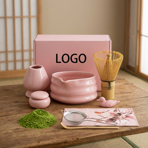 Bol Chawan en porcelaine de qualité cérémonielle, fouet en bambou biologique, kit Matcha écologique - Product Image 3