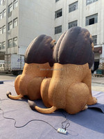 Animal inflable gigante de la selva inflable del León para el acontecimiento temático