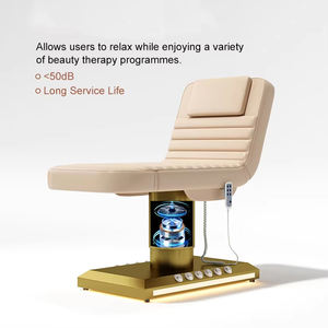Camilla de Masaje Eléctrica de Lujo Portátil Profesional para Cosmética, Salón de Belleza, Headspa, Pestañas y Tratamientos Faciales - Product Image 4