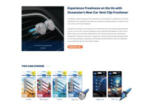 Fresh Cars 4pk Bouclier Forme Élimination des odeurs Clip de désodorisant de voiture Bâton de ventilation automatique - Product Image 4