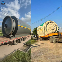 Máquina de pirólisis de plástico de alta rentabilidad para convertir residuos de plástico, lodos de perforación petrolera y neumáticos en aceite combustible