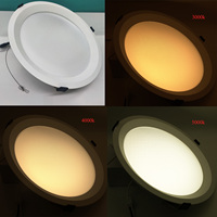 Plafonnier LED d'intérieur commercial de forme circulaire moderne 40W 3000/4000K/5000K IP44 évalué 1.7 pieds grand panneau encastré