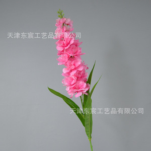 Dongchen Crafts Artificial Larkspur Single Stem Silk Flowers 30cm-100cm Wedding <b>Home</b> <b>Decor</b> - Product Image 2