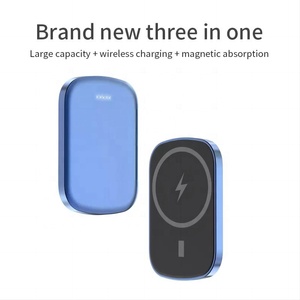 Công suất cao Magnetic Slim 10000mAh 20W PD 15W sạc không dây xách tay ngân hàng điện 5000mAh không dây sạc <span class=keywords><strong>mini</strong></span> Powerbank - Product Image 4