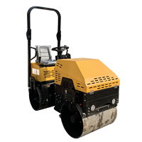 Mini compacteur 1 tonne Rouleau compresseur asphalte vibrant à double tambour Moteur diesel Mini compacteur à rouleaux roulants