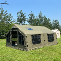 Tente gonflable quatre saisons pour 3-4 personnes, abri dôme imperméable coupe-vent pour le camping et la randonnée