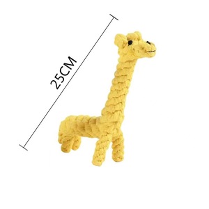 Düğüm Şeklinde Hayvan Figürlü Diş Kaşıyıcı İpli İnteraktif Çekme Oyuncağı Köpek Oyuncağı - Product Image 5