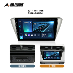 Marco de radio de coche de 9 pulgadas para <span class=keywords><strong>Skoda</strong></span> <span class=keywords><strong>Fabia</strong></span> 2014+, panel de navegación de audio Android con arnés, ABS - Product Image 4