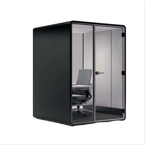 كابينة هاتف مكتبية عصرية مركبة سهلة التجميع والإزالة عازلة للصوت وعازلة للصوت - Product Image 1