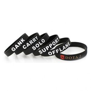 <span class=keywords><strong>Pulseras</strong></span> de silicona con nombre incrustado Accesorios de cuero Toque médico <span class=keywords><strong>para</strong></span> pareja Vibraciones Encantos afroamericanos - Product Image 2