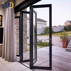 Accordéon Coulissant Aluminium Bifold Pliant Double Verre Portes <span class=keywords><strong>Patio</strong></span> <span class=keywords><strong>Prix</strong></span> - Product Image 6