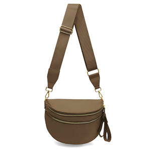 Marsupio Estivo Impermeabile in Nylon a Quadri alla Moda <span class=keywords><strong>Borsa</strong></span> da Cintura <span class=keywords><strong>Sportiva</strong></span> <span class=keywords><strong>Borsa</strong></span> a Spalla a Sella a Mezzaluna per Ragazze e Donne - Product Image 5