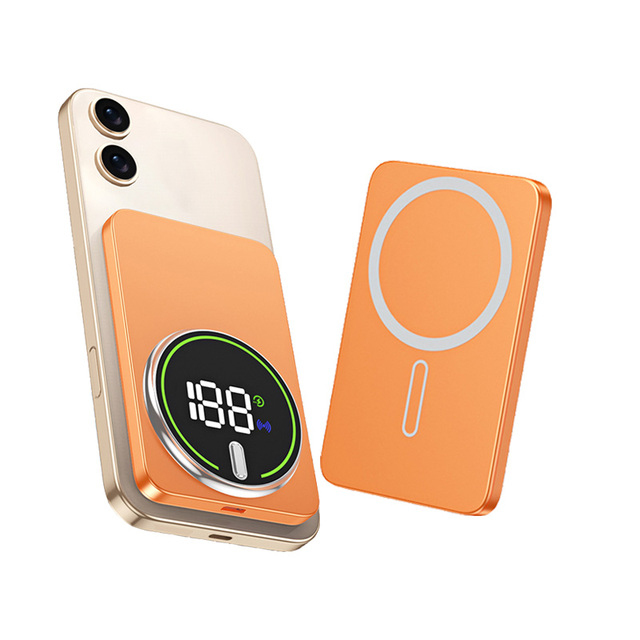 Ultra Thin 5000mah 10000mAh Magnetic Power Bank Qi2 15W Wireless Magnet Charger PD20W Fast Charging Slim Power Bank