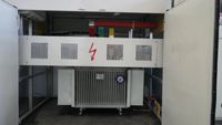 Poste de transformateur compact préfabriqué extérieur en conteneur 10 kV 630 kVA-2500 kVA pour la distribution d'énergie industrielle