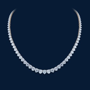 Collier ras-de-cou tennis diamanté le plus vendu, bijoux étincelants de qualité supérieure pour femme, idéal pour les soirées de luxe, disponible au prix d'usine - Product Image 1