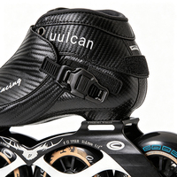 Patins à roulettes de vitesse en fibre de carbone, patins de course professionnels, grandes roues en PU de 100, 110, 125 mm, unisexe pour adultes, jeunes et enfants
