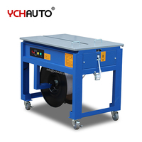 Prix usine attachant des machines sangle en polypropylène empaquetant la boîte automatique de carton de dessus de table empaquetant la machine de cerclage