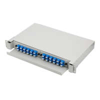 Panel Patch Fiber Optik 19 Inch 1U 2U 24 Port Kotak Terminal Logam SC LC Rak Terpasang 4 8 72 96 144 Port Distribusi Frame