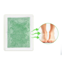 10 patchs pour pieds détox à base de plantes avec matériau vitaminé pour le soulagement du stress et le sommeil profond