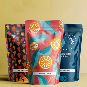 Bolsa Personalizada al por Mayor con Cierre Ziplock <span class=keywords><strong>de</strong></span> Papel <span class=keywords><strong>de</strong></span> Aluminio <span class=keywords><strong>de</strong></span> Grado Alimenticio Impresa a Medida para Especias y Condimentos OEM/ODM - Product Image 4
