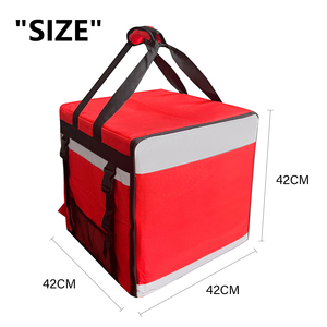 Bolsas de Reparto de Comida para Motocicleta de Nuevo Diseño, Bolsa Refrigerante Desechable de Papel de Aluminio Aislante - Product Image 4