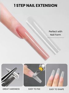 MyBeautyNails Factory Wholesale Gel acrylique Résine naturelle Bonne qualité Sans HEMA ni TPO Sans chaleur Sans brûlure Constructeur Gel pour ongles en pot - Product Image 5