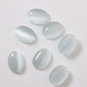 Cabochons ovales synthétiques 13x18mm à dos plat, multicolores et multi-types, <span class=keywords><strong>pour</strong></span> incrustation de bagues et <span class=keywords><strong>boucles</strong></span> <span class=keywords><strong>d</strong></span>'<span class=keywords><strong>oreilles</strong></span>, et perles <span class=keywords><strong>pour</strong></span> la fabrication de bijoux - Product Image 6