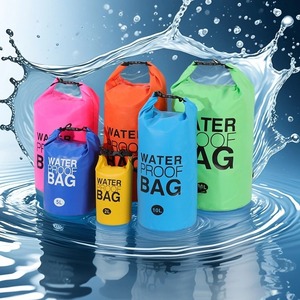 Bolsa de lona impermeable con imágenes de letras personalizadas OEM de gran oferta, bolsa de lona plegable con logotipo personalizado de 5L, bolsa seca portátil, bolsas rodantes de tela de lona - Product Image 5