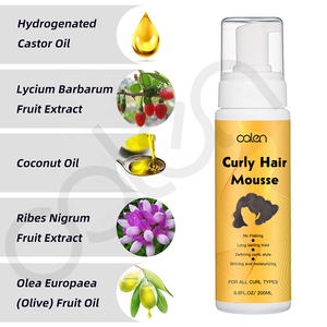 Kit de coiffure avec logo personnalisé avec dissolvant de colle organique pour dentelle en <span class=keywords><strong>mousse</strong></span> pour extensions de <span class=keywords><strong>cheveux</strong></span> bouclés unisexe - Product Image 2