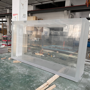 Fabrikant Supply Elegante Guangzhou Enorme Glazen Accessoires <span class=keywords><strong>Wall</strong></span> Mount Vis <span class=keywords><strong>Aquarium</strong></span> - Product Image 3
