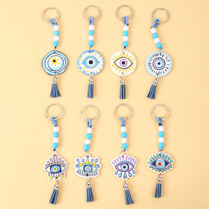 Novo Design para 2026: Decoração Religiosa Moderna e Elegante para Casa e Igreja – Janela Redonda Durável de Resina com Olhos Azuis para Pendurar na Parede - Product Image 1