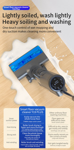 Aspirateur à Main <span class=keywords><strong>Sans</strong></span> <span class=keywords><strong>Fil</strong></span> Autonettoyant et Laveur de <span class=keywords><strong>Sol</strong></span> <span class=keywords><strong>Sans</strong></span> <span class=keywords><strong>Fil</strong></span> avec Filtration HEPA pour Maison et Hôtel, Voix Allemande, Humide et Sec - Product Image 3