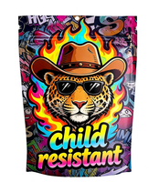 Sacs Mylar personnalisés imprimés, découpés sur mesure, à fermeture éclair, résistants aux enfants, holographiques, anti-odeur, pour produits comestibles, 3.5g 7g 14g 28g