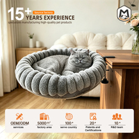 Perchoir pour chat, lit pour chat à fixer sur bureau, 36*40cm, hamac pour animaux de compagnie en fausse fourrure moelleuse, coussin de repos durable anti-griffures pour utilisation au sol