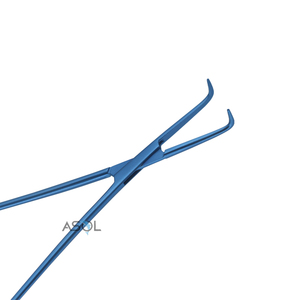 Pinces hémostatiques fines chirurgicales en alliage de titane Instruments chirurgicaux à angle droit sans dents - Product Image 3