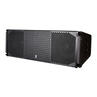 Sistem speaker array linear 12 inci ganda, speaker array luar ruangan besar, sistem suara array linear daya tinggi