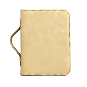Funda de Biblia de Cuero PU de Alta Calidad para Mujer, con Correa de Muñeca Desmontable y Asa de Transporte, Bolsa para Biblia de Iglesia - Product Image 1