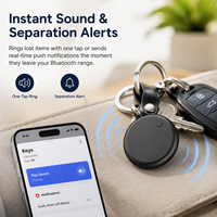 Traceur GPS Mini Smart Tag, alternative à l'Airtag, certifié MFi, pour animaux de compagnie, localisateur de clés, portefeuilles, sacs, bagages, compatible avec la fonction Localiser mon appareil